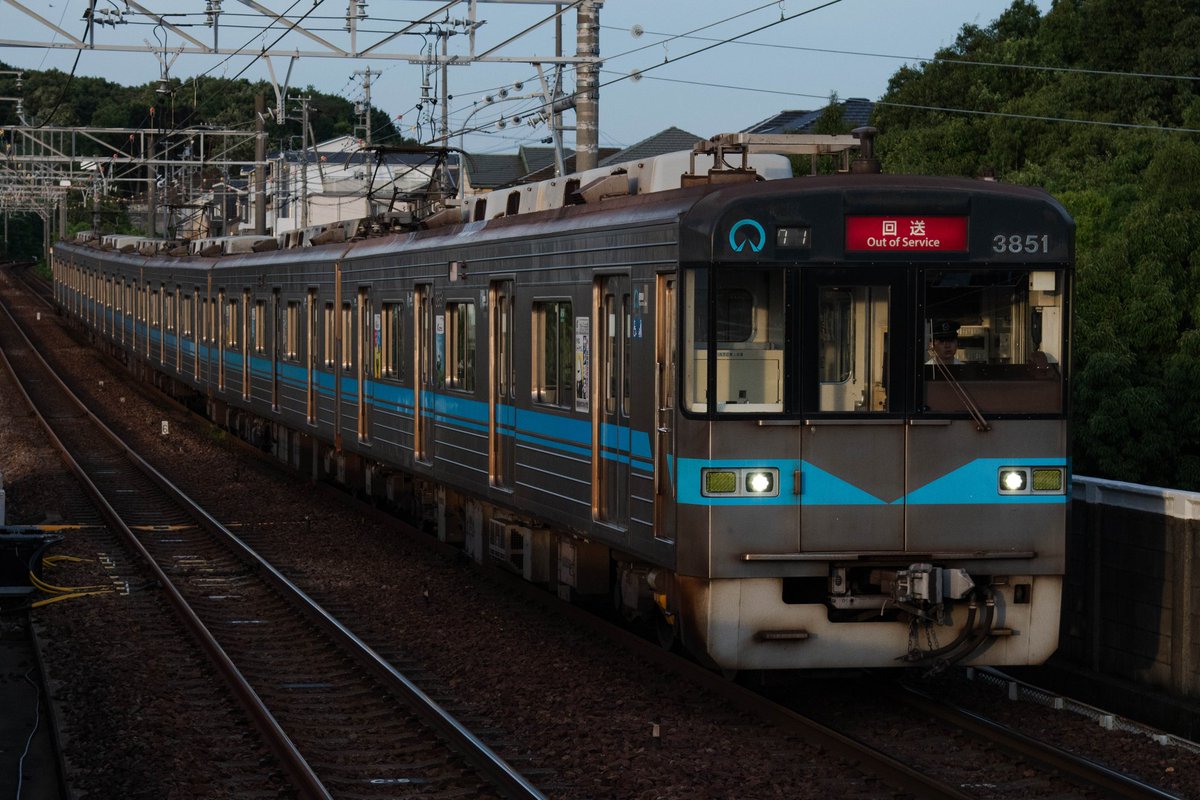 2024年7月28日
おいでん祭り臨時列車関連の回送
73記号 3158H
74記号 3155H
75記号 N3107H
71記号 3151H
ダイヤ改正後初のおいでん祭り臨時列車でした。3050形の回送が多めでした。
