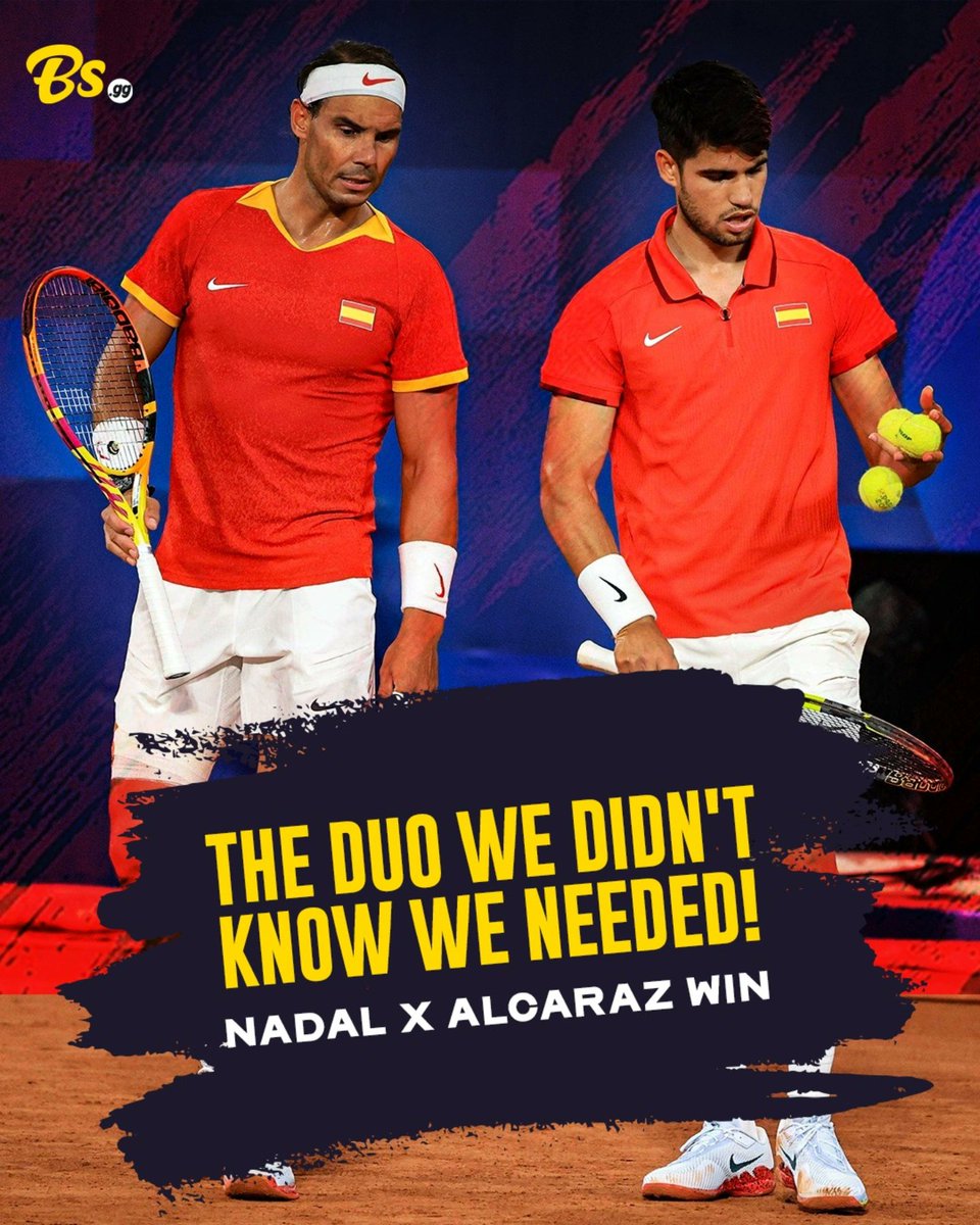 BetswapGG's tweet photo. Nadalcaraz Win 🔥

#tennis #olympics2024 #paris #paris2024 https://t.co/53AFmgkplm