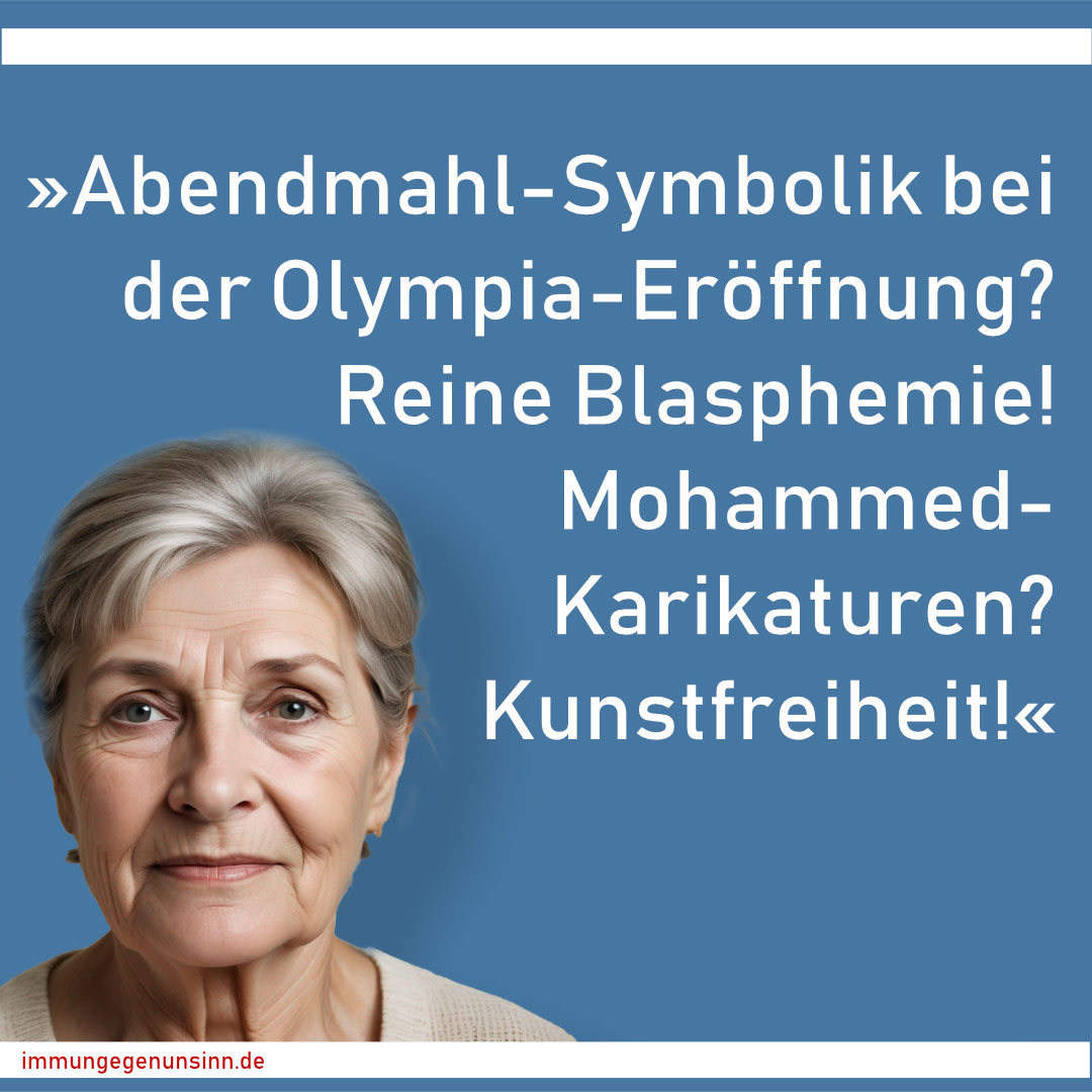 Doppelmoral von Gegnern der Freiheit … 

immungegenunsinn.de