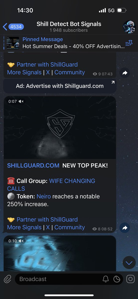 Sim_ShillGuard's tweet photo. Hey Guardians 

Several influencers we track and analyze on https://t.co/jZW90voV8w posted about @NeiroSolanaDoge $NEIRO over the weekend. As a result, it quickly skyrocketed to the top trending spot on @ShillDetectBot and our platform, boasting a volume of over 246M!

Don't miss out on similar signals! Use our platform https://t.co/jZW90voV8w and the Telegram bot @ShillDetectBot to stay on top of the hottest trends and profitable opportunities. All signals, analyses, and tools are completely free!

#Crypto #Trending #Neiro #ShillDetectBot #ShillGuard #CryptoTrading #Top1 #Volume #Influencers #Signals #Free #Solana $Neiro