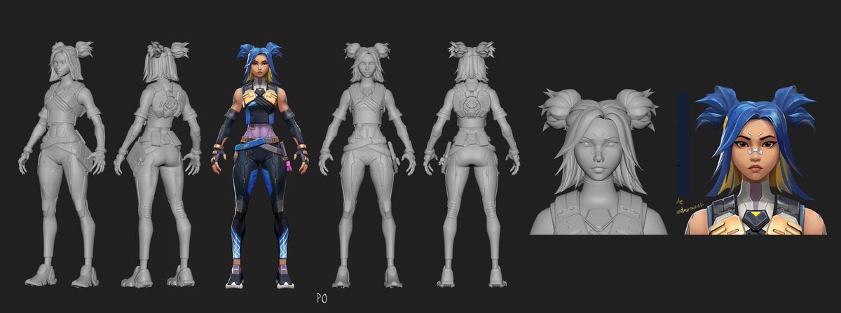 thibautgranet3D's tweet photo. Here is my contribution to Valorant Shattered cinematic trailer by Blur studio for Riot Games from a while ago.
I got the opportunity to work on the animated version of the model and the texturing https://t.co/1hgkMXt1qk