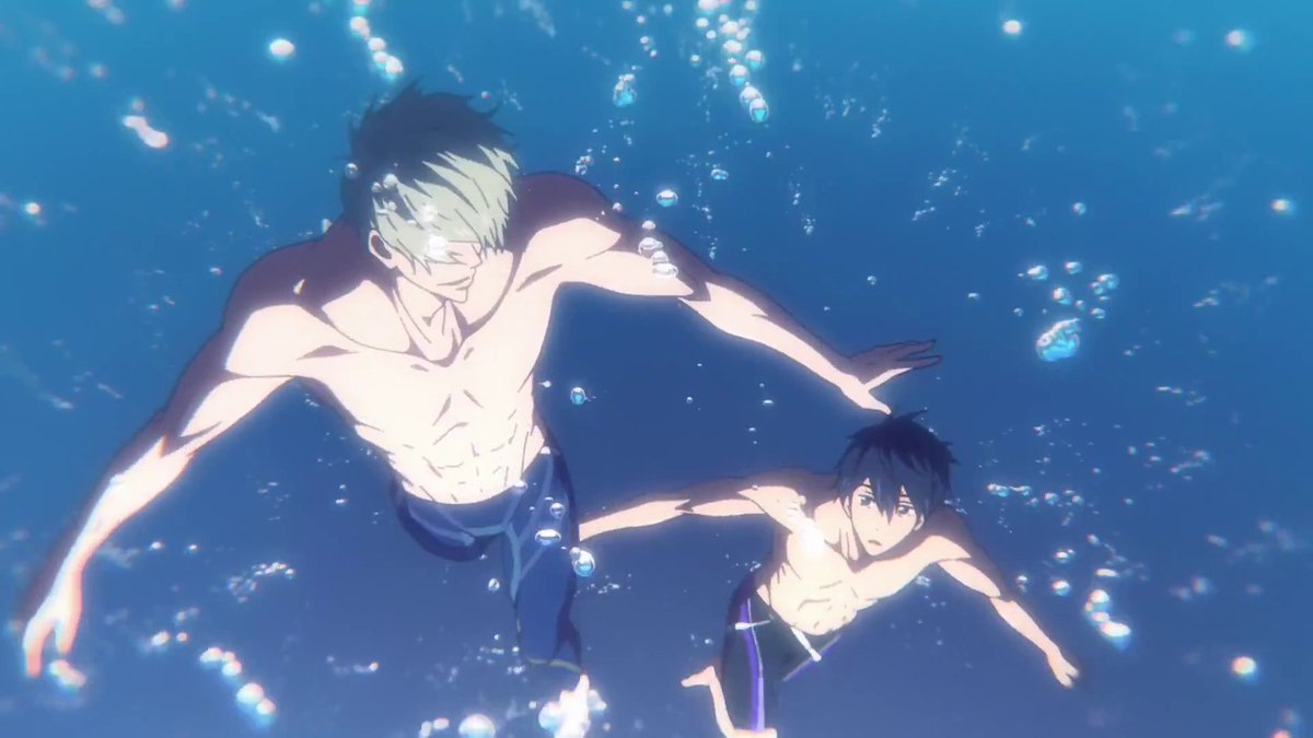 next_cookie's tweet photo. Look at him finally making his big entry.
He is seems so intimidating in the water but outside he seems so nice.
Albert thank you for coming to Free!
#FreeDiveToTheFuture
#GoForGoldRewatch https://t.co/x9ypit17W3
