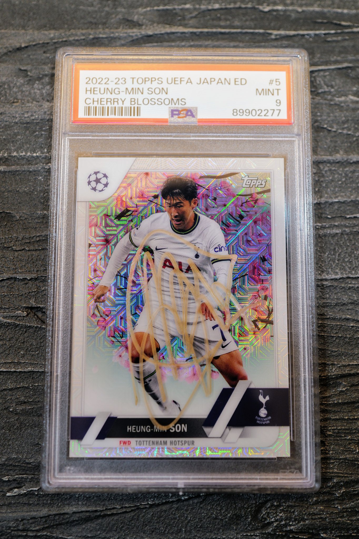 トッテナムソンフンミン直筆サインカード