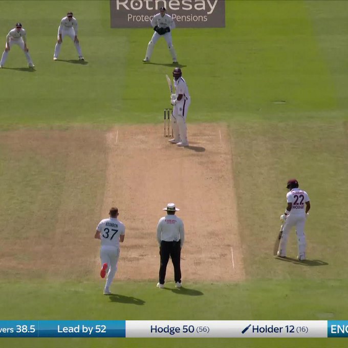 Gus Atkinson has his second and England's fifth! 🙌 📹 Credits: Twitter/englandcricket
