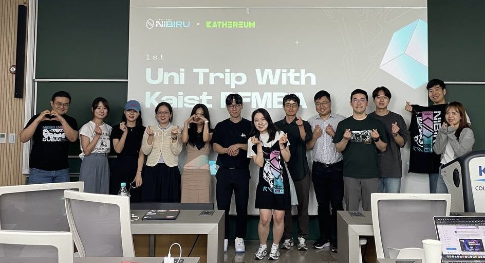 🫰🏼Can’t wait for the next <a href="/NibiruChain/">Nibiru Chain 🩵🌸</a> event at Kaist University in Korea!