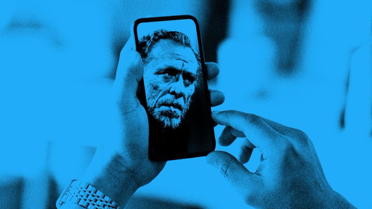 “now it’s computers and more computers
and soon everybody will have one,
3-year-olds will have computers
and everybody will know everything
about everybody else
long before they meet them.
nobody will want to meet anybody
else ever again
and everybody will be
a recluse
like I am