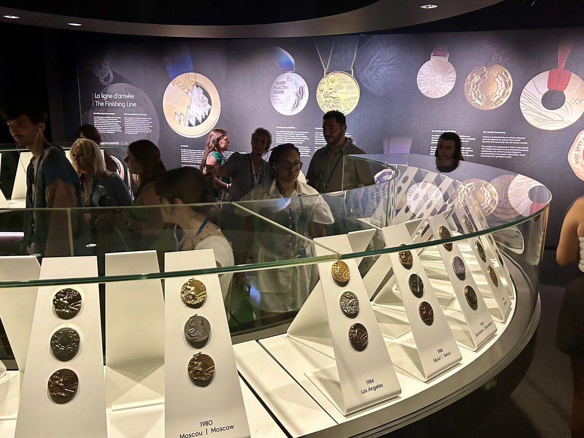 ChadSabadie's tweet photo. 1/2 Bonjour from the @olympicmuseum in Switzerland!!π¨π
Our @ManshipSchool #OlympicsProject group loved this iconic, historic and extremely meaningful venue! @Iciralabama @msand37
#GeauxTigers #GeauxManship @LSU https://t.co/Ly0Tw16gvI