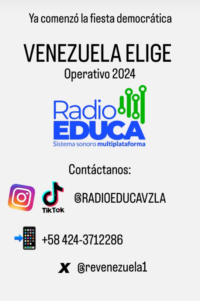 Ya comenzó la fiesta electoral mantente informado e interactúa por los contactos: