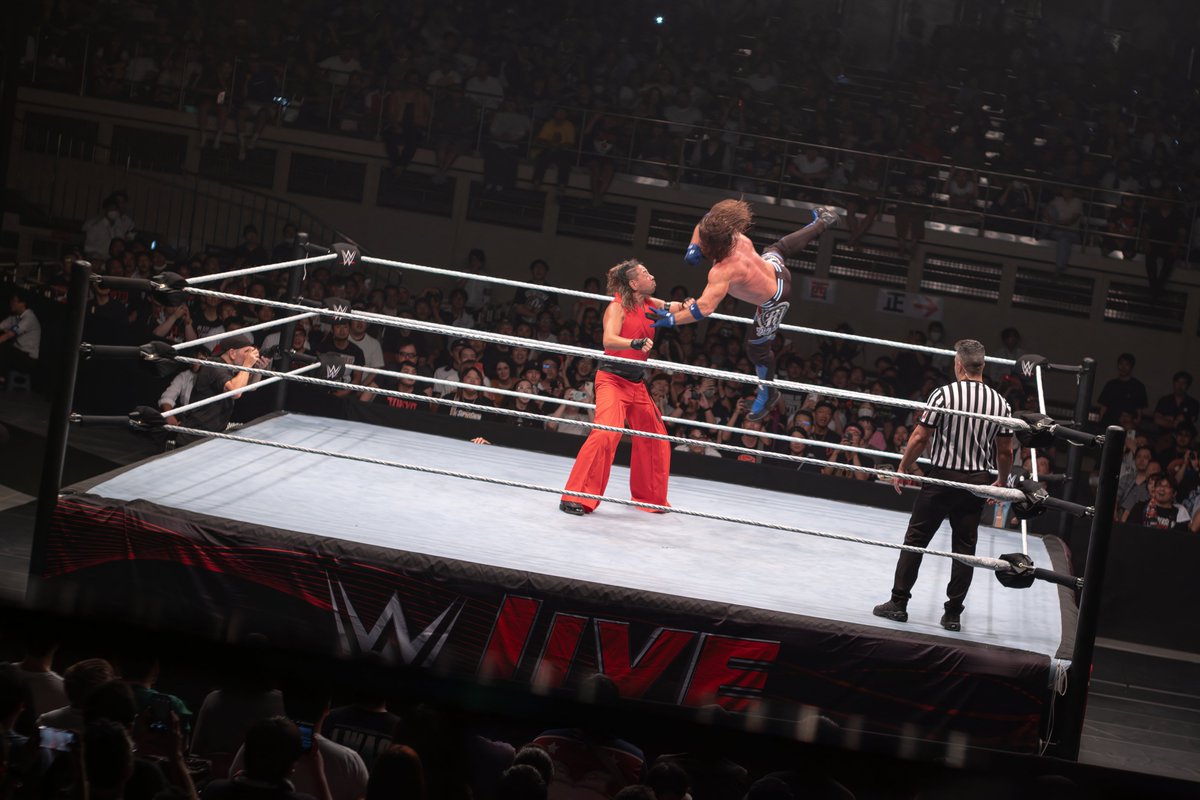 warp70's tweet photo. 昨日のWWE日本公演、Livはか可愛かった！Coddy、AJは
スパースター感半端なかった！！
写真はsummilux 50mm、マニュアル撮影、それにしても、Pure Rawでノイズ除去してシャープ上げでこの仕上がり恐ろしいわ！！
 #WWETokyo #CodyRhodes  #LivMorgan #ajstyls #lieca #pureRaw #summilux50mm https://t.co/mzJF10LkHt