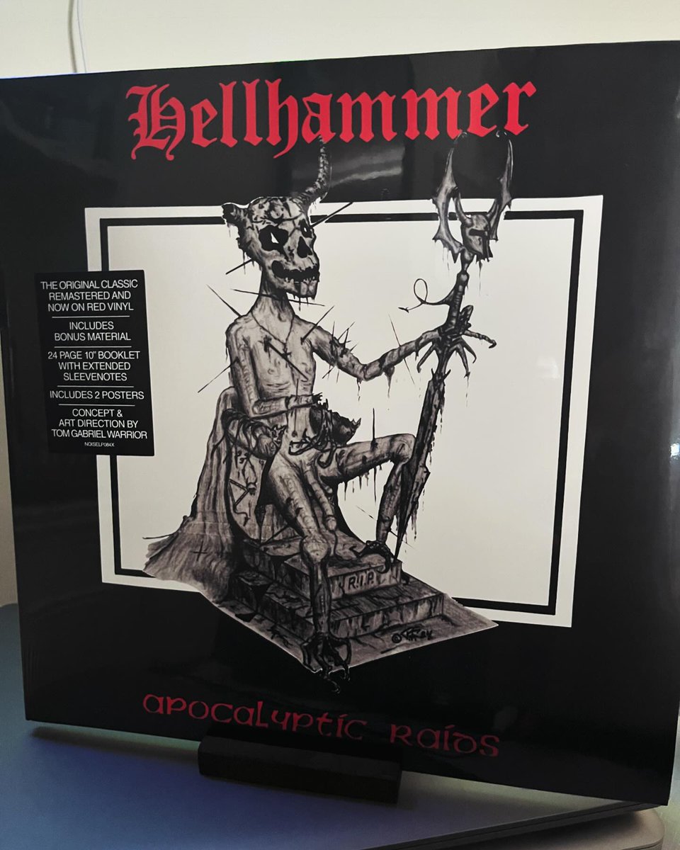 Is this the first Death Metal album?
HELLHAMMER - Apocalyptic Raids (1984)
#metal #Deathmetal