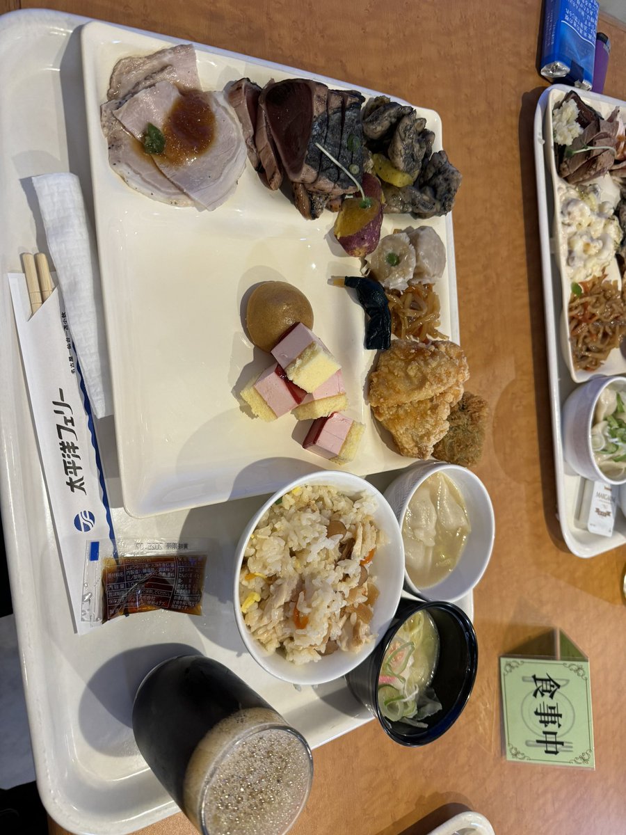 hinatan95's tweet photo. 太平洋フェリーのご飯
ホテル並み https://t.co/VAdovLVVap