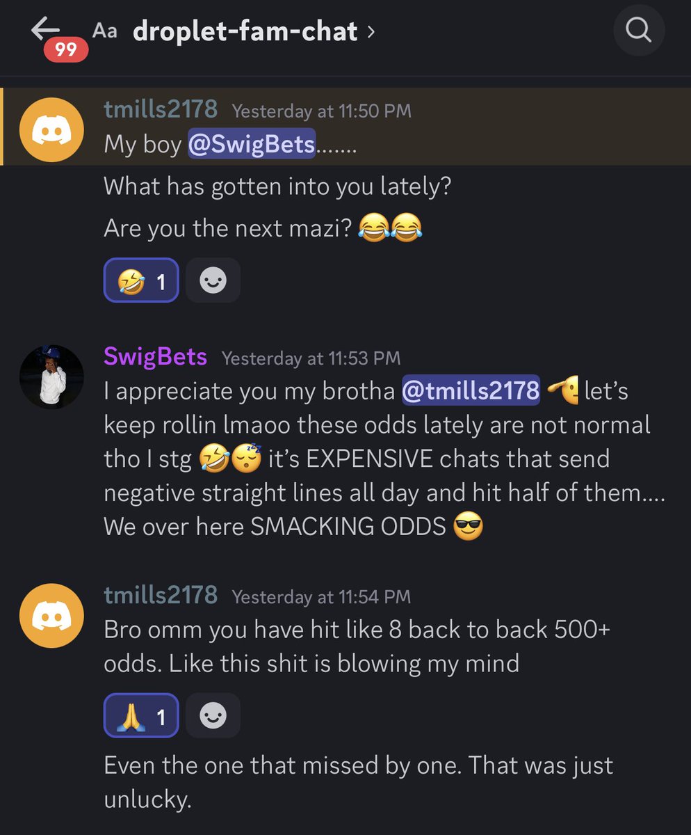 Swigbets's tweet photo. On a run in the free chat once again 🔥😴
Get in there 🫡 https://t.co/1wWreFDYYc

#bettingpicks #dfs #fanduel #GamblingX #sportsbets #SportsBettingX #mlb #MLBBets #swigbets https://t.co/haNMlowsTn