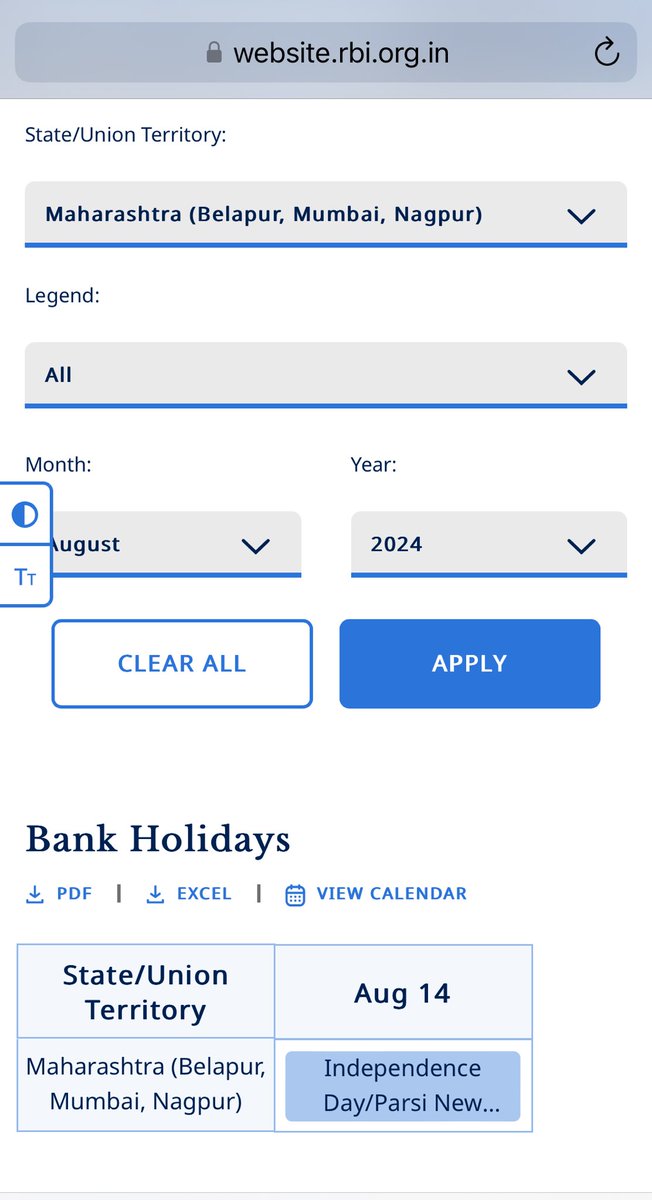 ⁦<a href="/RBI/">ReserveBankOfIndia</a>⁩ since when is 14th August Indian independence day. I understand that statistics may not be required as a qualification to be at RBI. But basic indian history ?