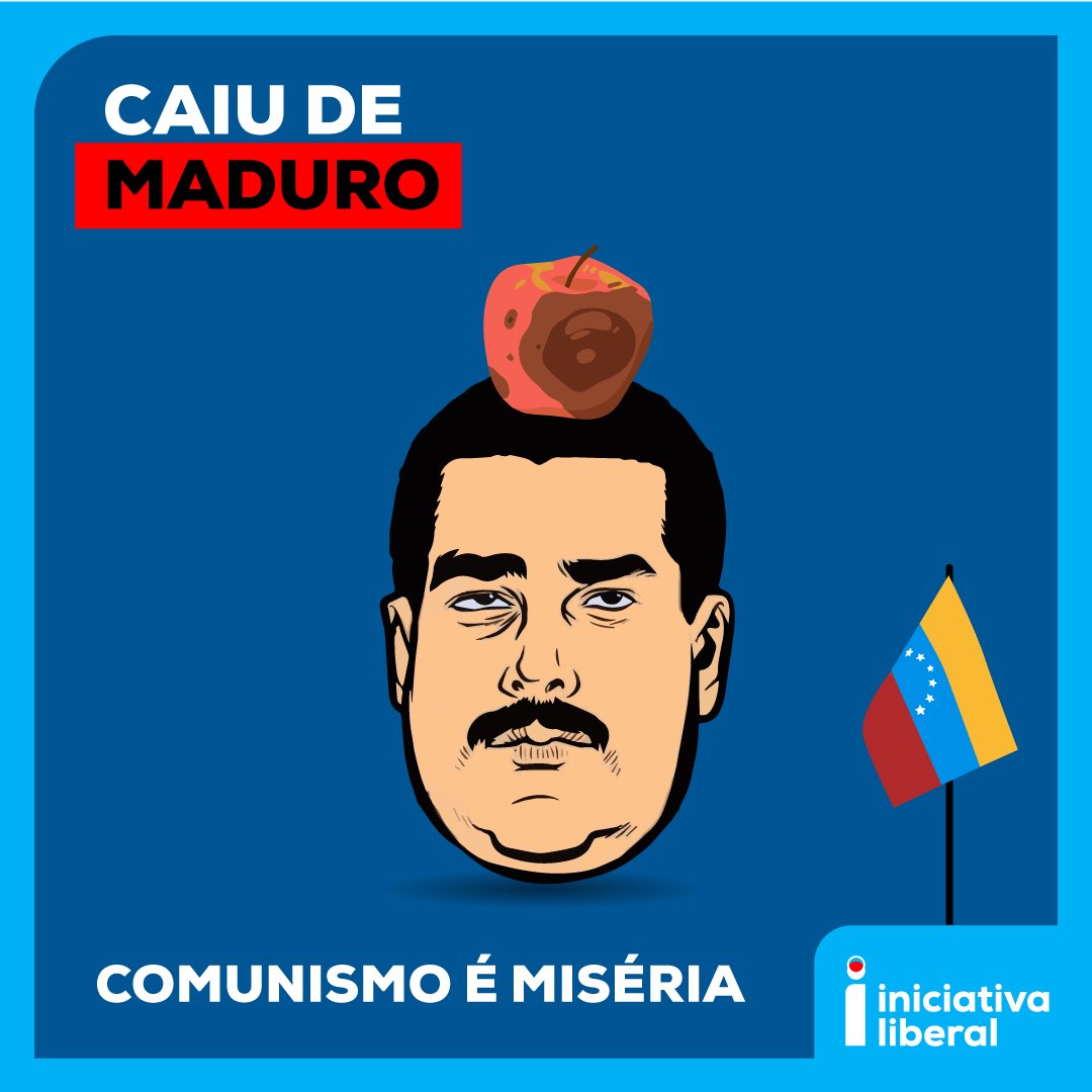 LiberalPT's tweet photo. 🇻🇪🇵🇹 VIVA LA LIBERTAD 

Vai o ditador comunista aceitar cair pela força do voto popular? 

Assim que um sistema comunista se instala é certo que esse país vai sofrer miséria, destruição económica, censura, perseguição política e o fim do regime democrático. Um regime comunista é uma ditadura que empobrece e esmaga um povo e apodrece as suas instituições, não há outro resultado. 

Uma das mais fortes características que o liberalismo traz às democracias liberais é a essencial transição pacífica de poder. 

O comunismo traz ditadura, violência e ameaça de "banho de sangue" perante a livre vontade do povo nas urnas, como Maduro já proclamou. 

O povo venezuelano não aguenta mais. Logo esperamos festejar a queda do regime de Maduro que subjugou todo um povo à miséria e que a vontade desse povo seja respeitada. 

Com políticas liberais a Venezuela pode voltar a ser um país rico e livre para todos. 

Está na hora. Há esperança. 

LIBERTAD! LIBERTAD! LIBERTAD!