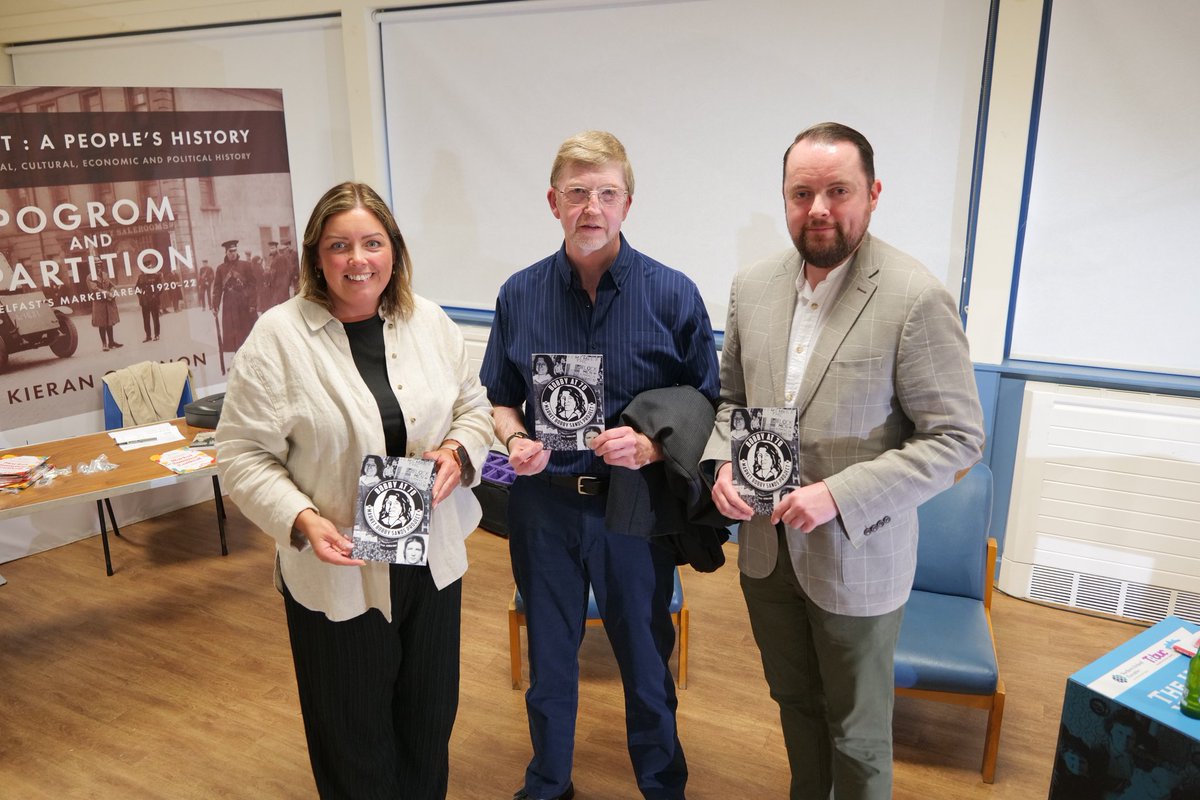 BanPangurb's tweet photo. Go raibh míle maith agaibh to @DeirdreHargey and Dr Féilim Ó hAdhmaill for an inspiring conversation as we reflected on the contribution and legacy of Bobby Sands in Community Development.

A huge thank you also to Market man, Karl Hegney, for his wonderful music afterwards 👏 https://t.co/6Z9SY23T4K
