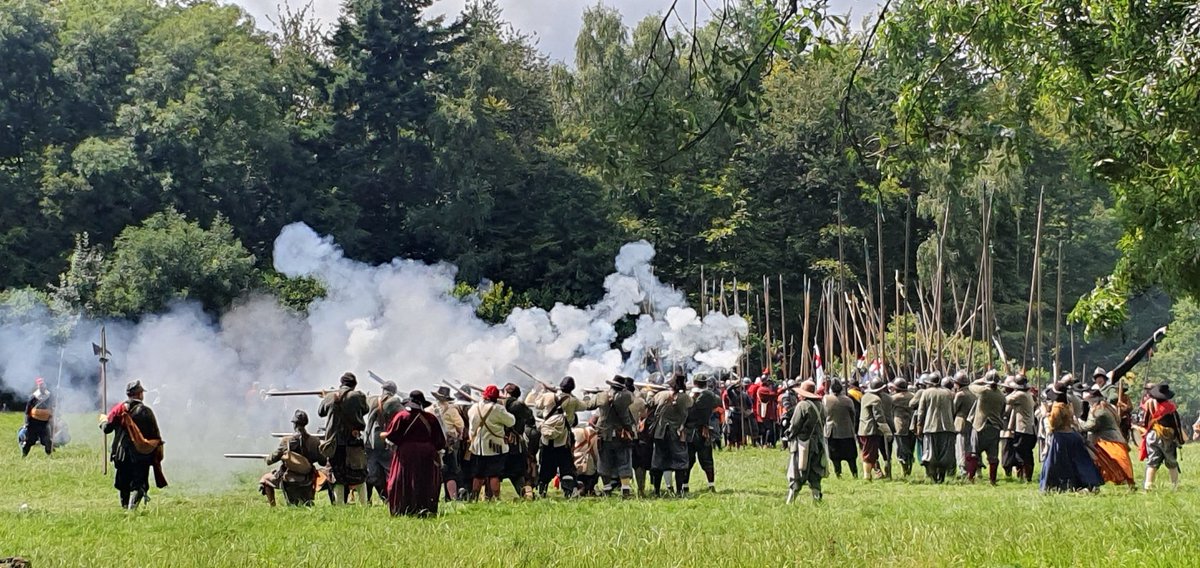 Ally Sherrick - busy time-travelling again 😉 (@ally_sherrick) on Twitter photo A fab day doing a spot of last minute research for the new book. With grateful thanks to the lovely folk <a href="/Sealed_Knot/">The Sealed Knot</a> for the chance to try on the gear.
Phew but those muskets are heavy ... A fab day doing a spot of last minute research for the new book. With grateful thanks to the lovely folk <a href="/Sealed_Knot/">The Sealed Knot</a> for the chance to try on the gear.
Phew but those muskets are heavy ...