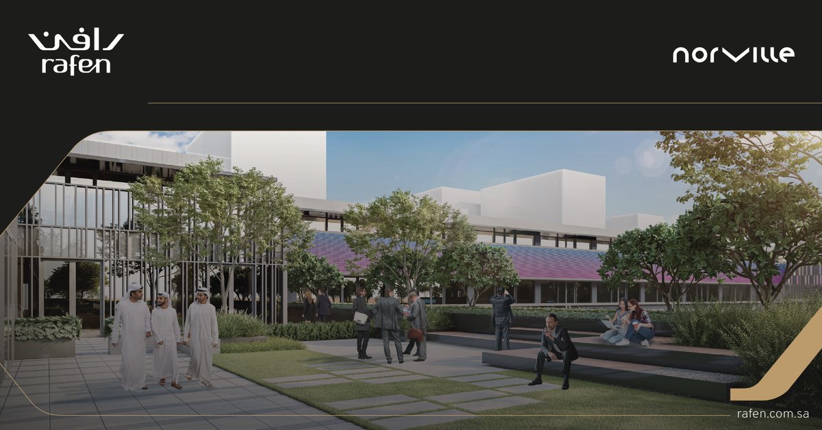 بعض الصور التخيلية لمجمع #نورفل بحي #حطين على طريق الأمير محمد بن سعد والمطل على مركز الملك عبدالله المالي، تبلغ مساحة الارض 37.520 م² وتضم مساحات تجارية و مساحات مكتبية .