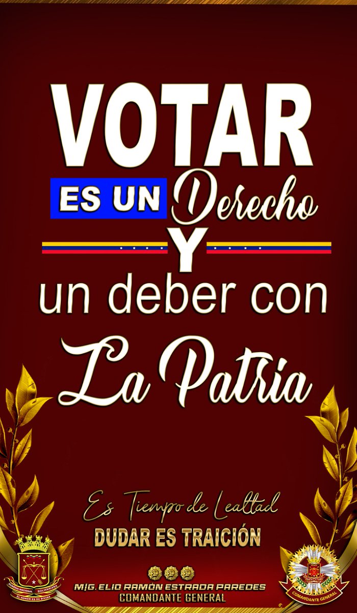 Sal a ejercer tu derecho al voto.
Nuestra patria nos necesita 
#28Jul