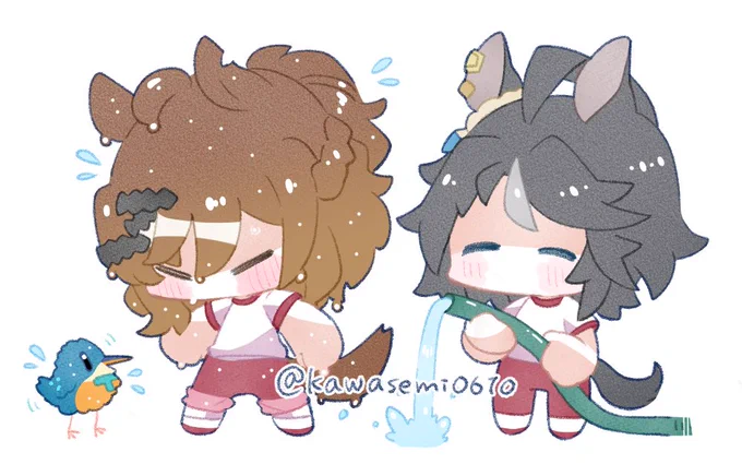 水浴び 