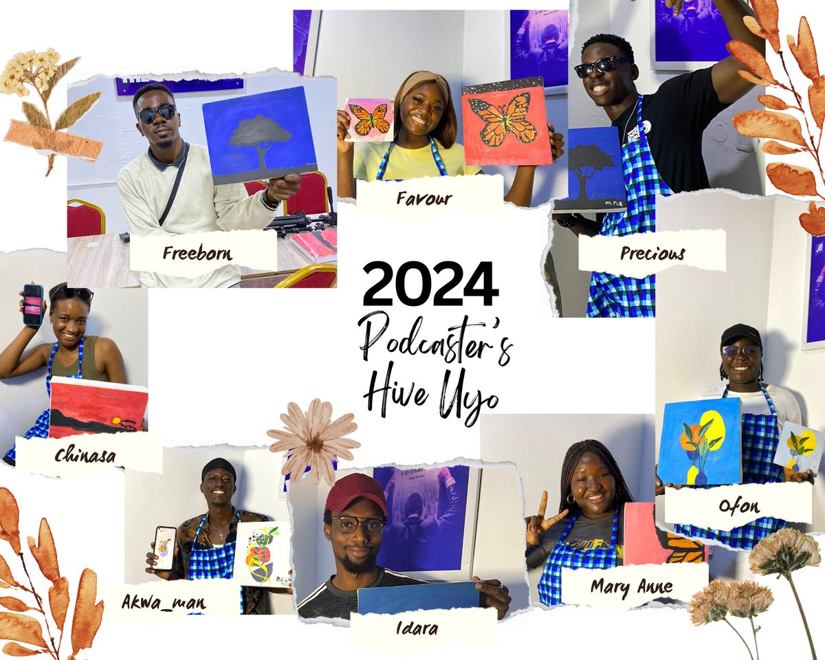 flowithpee's tweet photo. The Podcaster's Hive Uyo was actually a colorful and memorable hangout. Just like the pen, the community might be small but we are mighty. 

Thanks to all podcasters who showed up, you guys are amazing, lots of beautiful faces. We had mad funn.  

Till the next one 🥂 https://t.co/esQEDQAJno