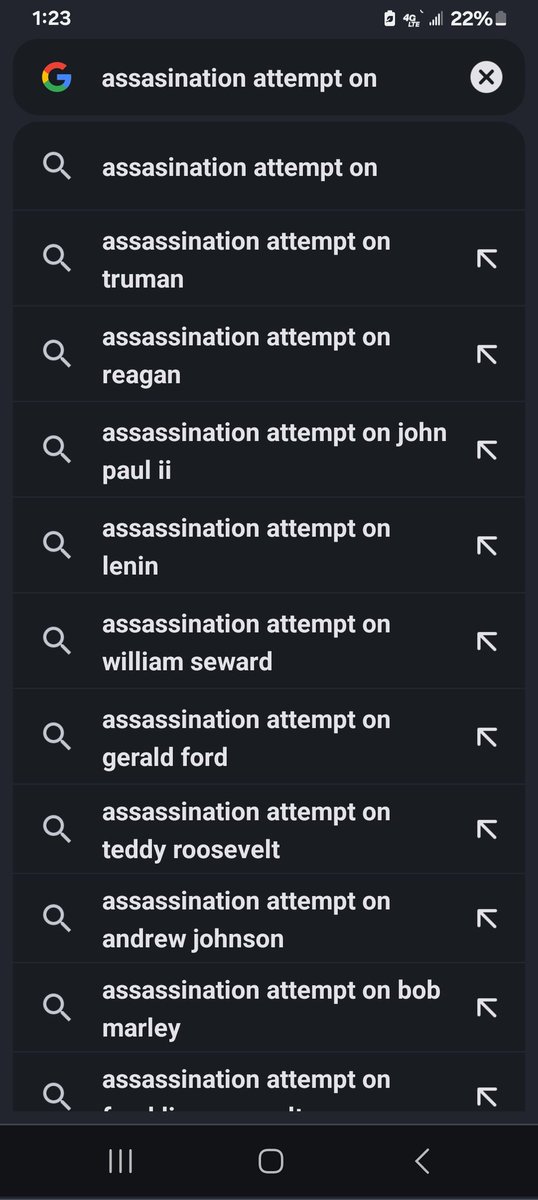 PrinceHector500's tweet image. THEY continue to erase history.
#TrumpAssasinationAttempt #narrative #memoryhole #google
@elonmusk @RealAlexJones @TuckerCarlson