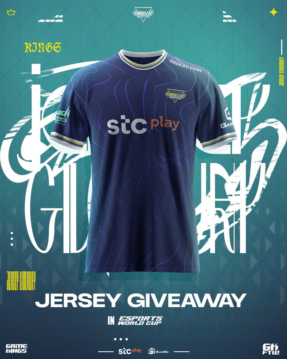 Killoposz1's tweet photo. 👕GIVEAWAY TIME 🥳 

Follow @Killoposz1 + @Geekay_Esports
👍🏻 &amp; ♻️ 
Tag 3 of your Friends ! 

‼️ Winner will be announced on August 4‼️

GOOD LUCK ! 
#GK_FTW #EWC #GKatEWC https://t.co/JDG5BgCFde