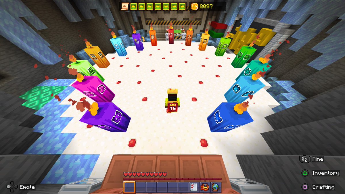 SavourSpider's tweet image. Thank you @MCChampionship_ !! Had a lot of fun grinding these out #Minecraft cannot wait to post a guide to those cave paintings!