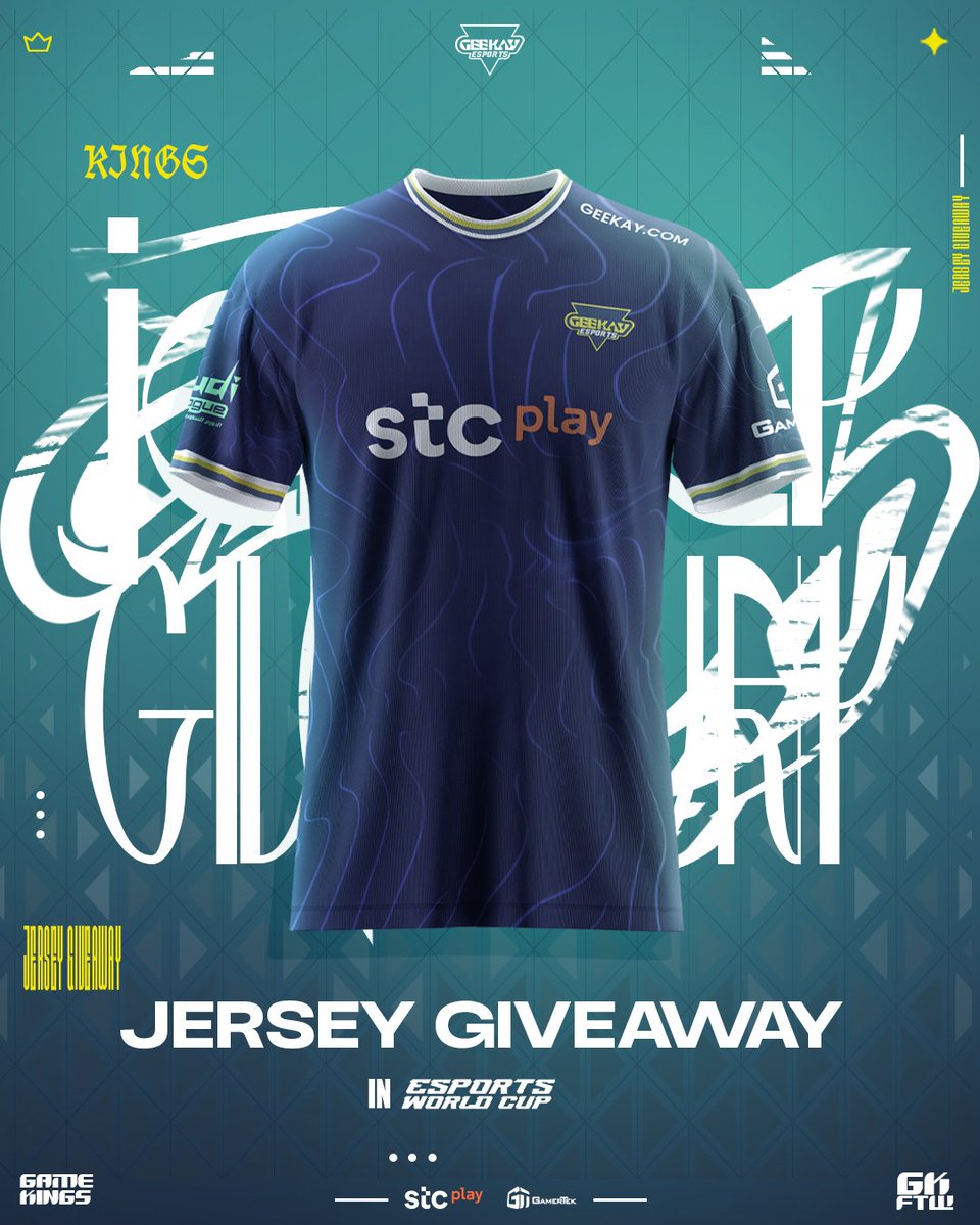 🥳👕 HORA DO SORTEIO 🥳 👕

Sorteio de uma Jersey da @Geekay_Esports 

Pra participar você deve:

✅Seguir eu e a @Geekay_Esports 
✅Curtir e dar RT
📷Marcar 3 amigos no post

O vencedor será anunciado dia 4 de agosto

Boa sorte 😄

#GK_FTW #EWC #GKatEWC