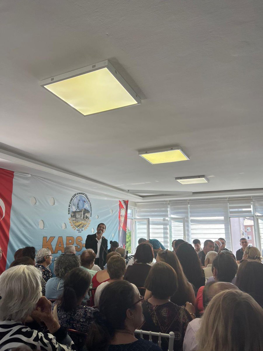 Kars ve Çevre İlleri Federasyonu (KARSFED)‘ nun aşure etkinliğine katılım sağladık.
@gkhanurun7 <a href="/ServetAKMAN5/">Servet AKMAN</a> <a href="/DrErkol/">Dr. Ümit Erkol</a> <a href="/TolgaTurgut_06/">Tolga Turgut</a>