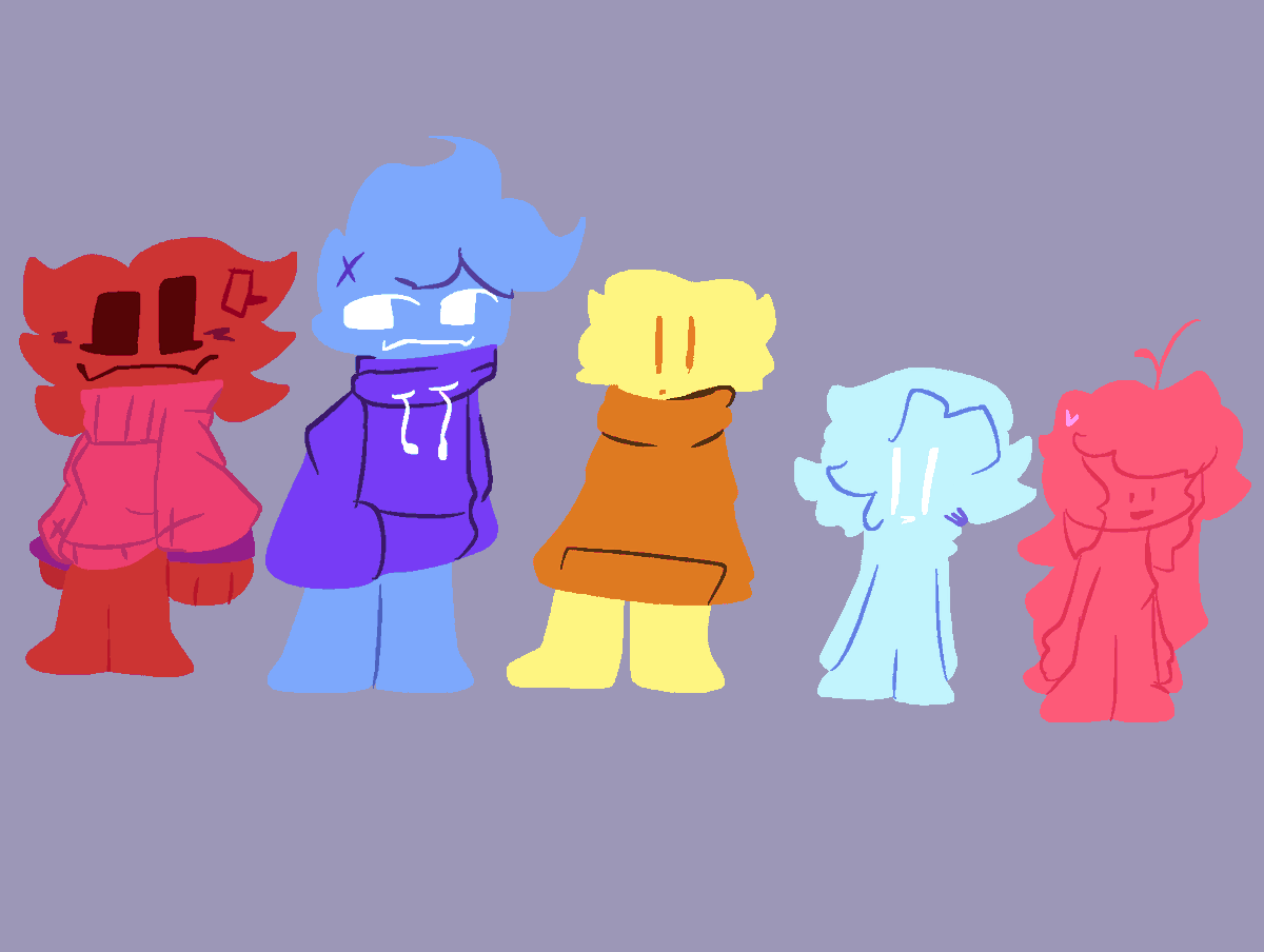 SomeDrawberry's tweet photo. [ #OurpleGuy #ourple #ourpleoc ]

Behold the official designs for the main crew
and uhuhgehgjkahj yeah idk https://t.co/6AhJVEHF86