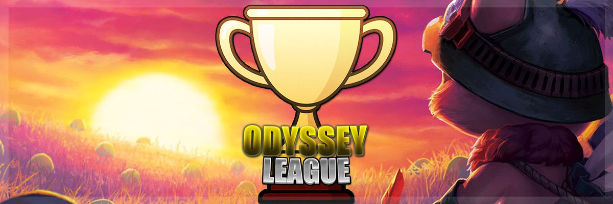 | ODYSSEY LEAGUE |

Odyssey League Summer Split 2024 is happening!

We are more than happy to announce that after 1 year, we come back and our 2nd Division will Make his appearance as well!

Teams are ready to step into the Summoner's Rift!

See ya in 2 Weeks!