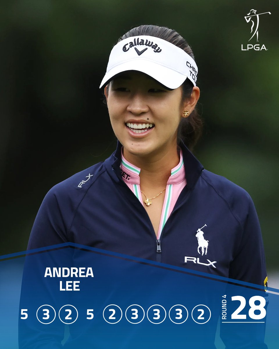 The 9-hole score of your dreams comes from <a href="/andrea_lee54/">Andrea Lee</a> in the final round of <a href="/cpkcwomensopen/">CPKC Women's Open</a> 🙌