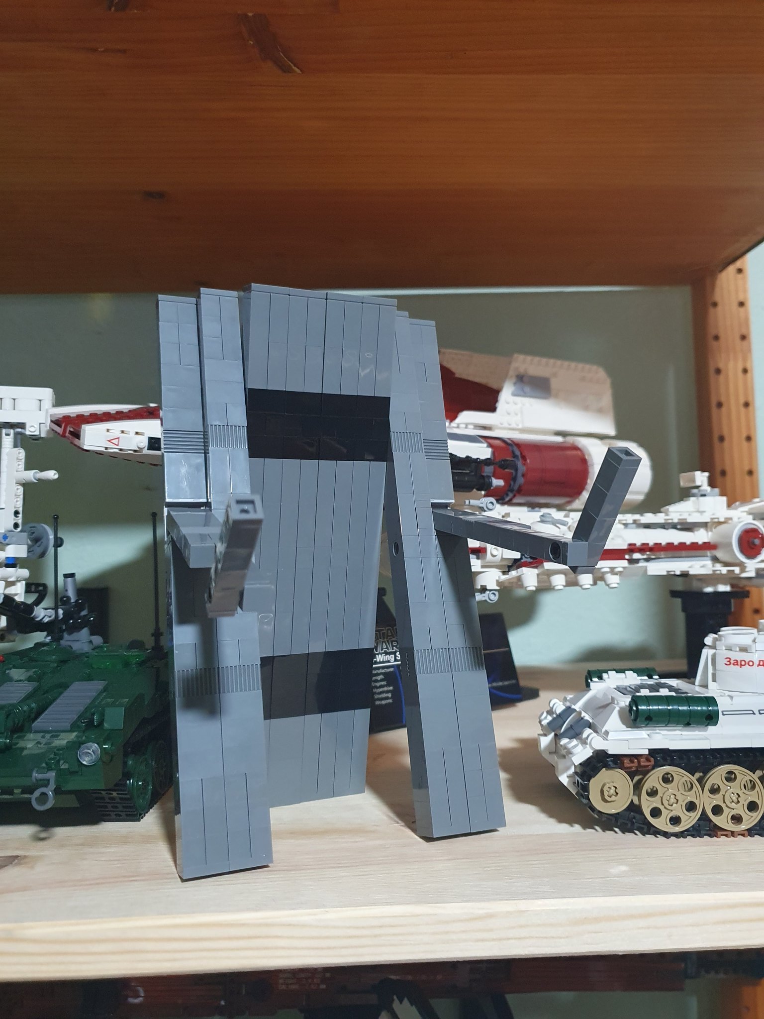 Alex on X Working on a Lego MOC TARS bot from Interstellar. Going to print up some graphics and stickers. https t GQvQE9oHci X