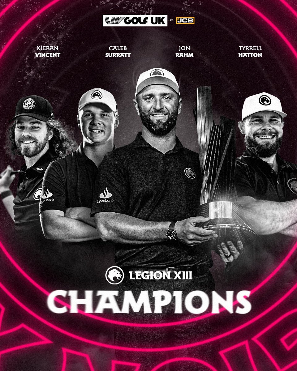 THE LEGION CONTINUE TO CONQUER.

Win no. 4 of the season secured 😤💪🏆

#LegionXIII #LIVGolf
