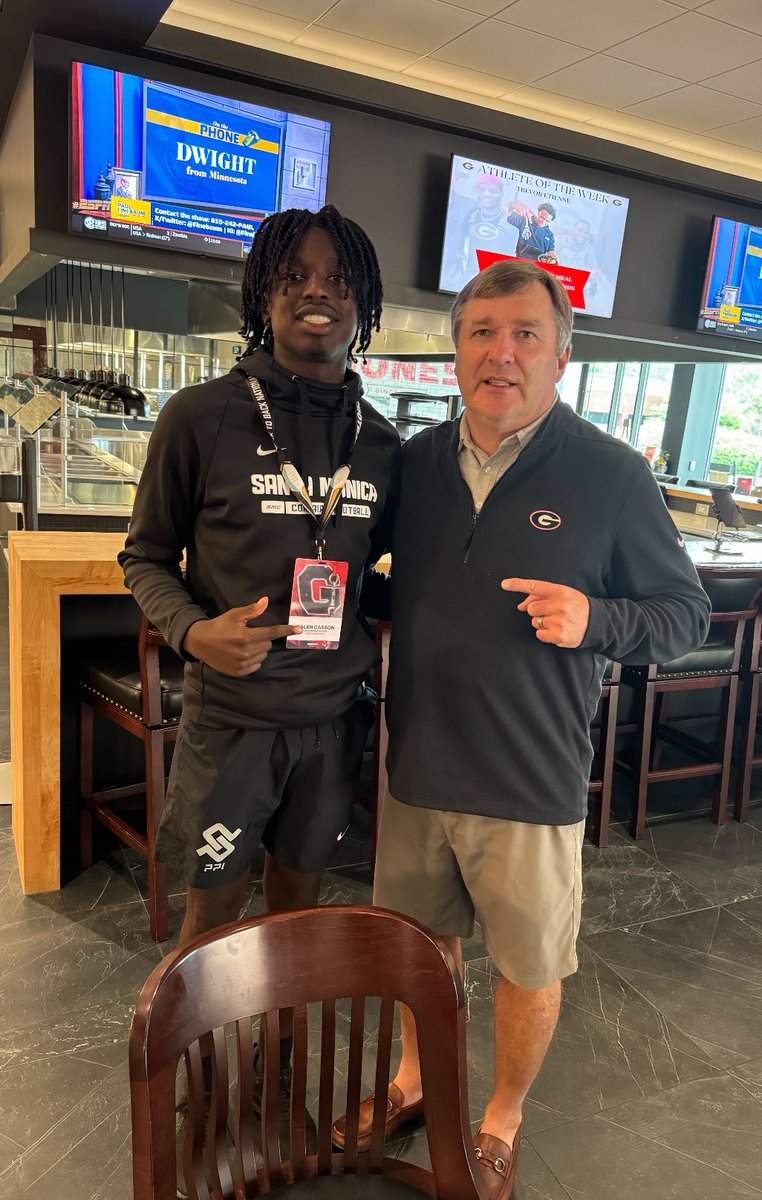 KalenCasson's tweet photo. Had a great time up at Georgia last weekend. Thank you for all the hospitality! @KirbySmartUGA @CoachDee_UGA @TravionScott @PPIRecruits @BCollierPPI @UGAAthletics #godawgs https://t.co/96tqwGPecn