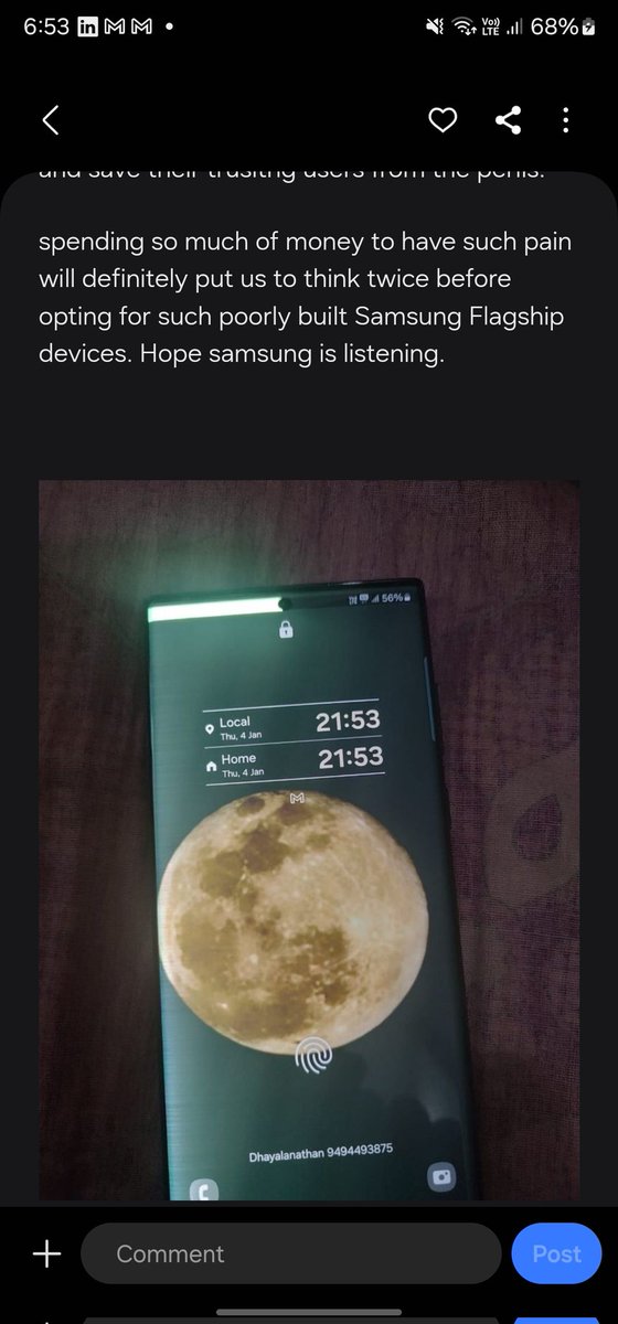 ChotraniRaj's tweet photo. Went through Samsung community and saw many people complaining about the same issue. https://t.co/NGrhZ0iAIO