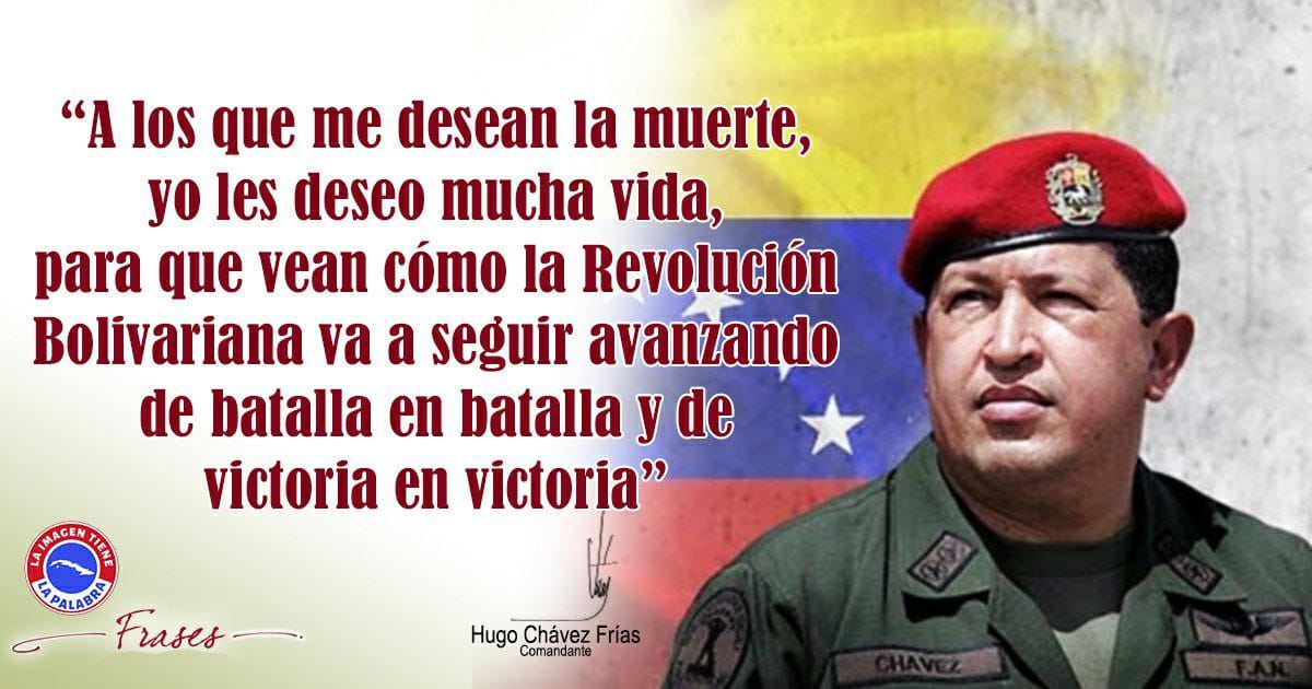 #ChavezVive 
#ChavezCorazónDelPueblo 
<a href="/cubacooperaven/">Brigada Médica Cubana en Venezuela</a> 
<a href="/cubacooperaveTR/">Misiones Cubanas Estado Trujillo</a> 
<a href="/Dagober76504073/">Dagoberto Rodriguez</a> 
<a href="/MINSAPCuba/">Ministerio de Salud Pública de Cuba</a> 
<a href="/japortalmiranda/">José Angel Portal Miranda</a>