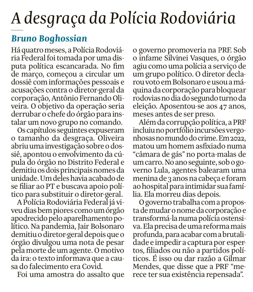 chico_pinheiro's tweet photo. A Polícia Rodoviária apodreceu. Tem cura ? https://t.co/zHWJ8OGJE2