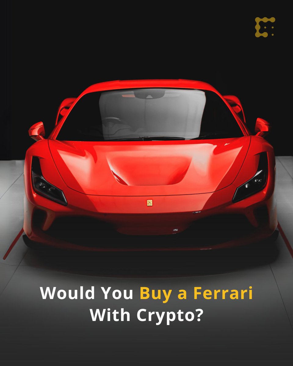Live in Europe? You may soon be able to buy a Ferrari with crypto. The  Maranello, Italy-based luxury sports car manufacturer plans to extend its  provision for cryptocurrency payments to Europe by