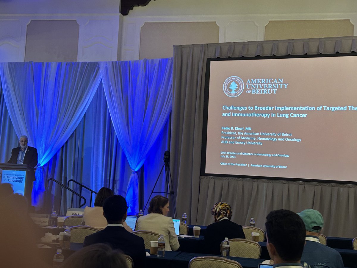 Taofeek K Owonikoko (@teekayowo) on Twitter photo <a href="/DrFadloKhuri/">Dr. Fadlo Khuri</a> presenting on global challenges to lung cancer therapy adoption at the 2024 DDHO at Sea Island GA <a href="/AUB_Lebanon/">American University of Beirut</a> <a href="/WinshipAtEmory/">Winship Cancer Institute of Emory University</a> <a href="/DrFadloKhuri/">Dr. Fadlo Khuri</a> presenting on global challenges to lung cancer therapy adoption at the 2024 DDHO at Sea Island GA <a href="/AUB_Lebanon/">American University of Beirut</a> <a href="/WinshipAtEmory/">Winship Cancer Institute of Emory University</a>