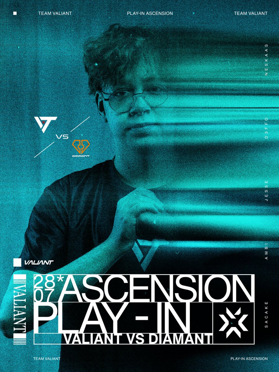 Premier match des play-ins pour nos joueurs, il faudra absolument gagner pour commencer à rêver.

🆚 <a href="/EsportsDiamant/">Diamant Esports</a> 
🕕 18h
💻 donnez-nous un peu de votre force : twitch.tv/skite

#ELEVATION | #BeValiant 🚀