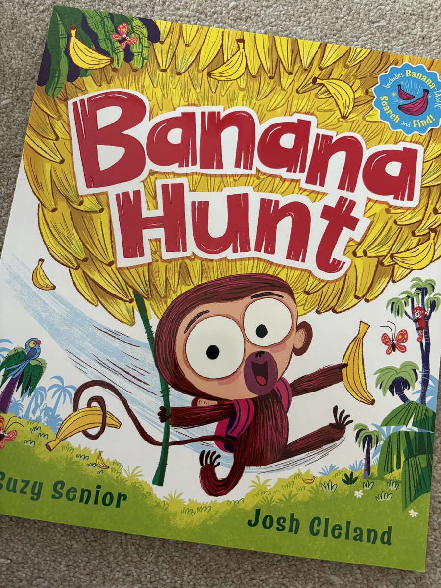 Kate Heap: Scope for Imagination (@kateheap1) on Twitter photo Banana Hunt is a hilariously fun (and slightly messy) adventure! Bernardo wants to go on a bear hunt but decides a banana hunt is safer. What happens when an actual bear comes along?!
<a href="/Suzy_Senior/">Suzy Senior</a> & <a href="/JoshCleland/">Josh Cleland</a> <a href="/CourtInABook/">Courtney Jefferies</a> <a href="/templarbooks/">Templar Books</a> Banana Hunt is a hilariously fun (and slightly messy) adventure! Bernardo wants to go on a bear hunt but decides a banana hunt is safer. What happens when an actual bear comes along?!
<a href="/Suzy_Senior/">Suzy Senior</a> & <a href="/JoshCleland/">Josh Cleland</a> <a href="/CourtInABook/">Courtney Jefferies</a> <a href="/templarbooks/">Templar Books</a>
