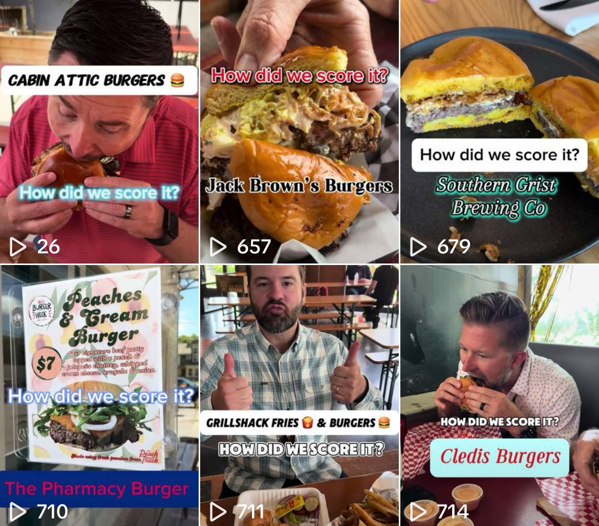 How did we score all 6 Burger week stops? Check out full videos on IG ⏩ instagram.com/thenexgenpodca…

Go support your local businesses 👏🏼.
#sceneburgerweek24 #burgers #nashville #musiccity #hamburger #food #yum #eatlocal #SmallBiz
