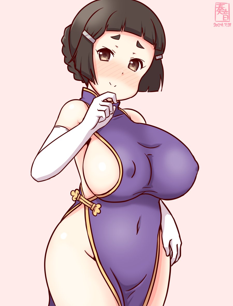 「難しいお話なら、向こうの部屋でいたしましょう…か?」

#艦これ版真剣お絵描き60分一本勝負_20240728
#妙高 