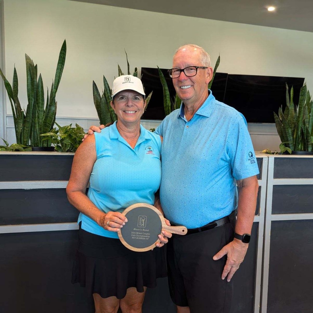 Congratulations to the Couples Club Championship winners! 🏆Pictured are Champions Brad and Kara Mitchell, Gross Runners-up Brad Strunk and Jeri Vickers, Net Champions Rick and Jodi Graham, and Net Runners-up Tom and Michelle Wilson.🏌️ #TPC #championship #golf