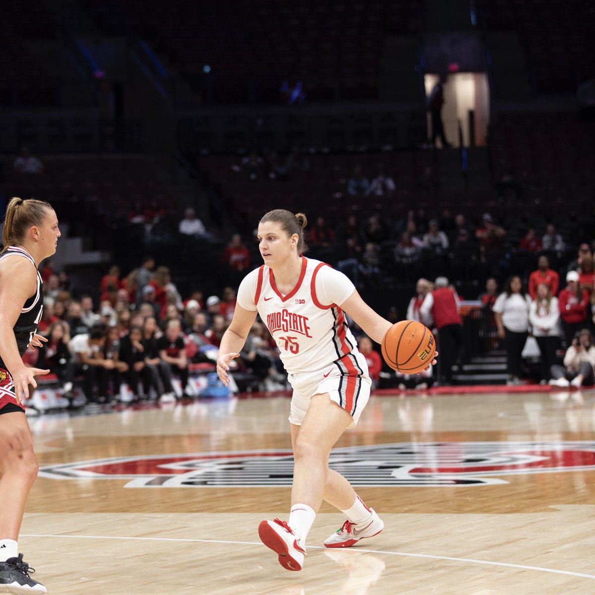OhioStateWBB's tweet photo. Big congrats to alumni Karla Vres on signing to play with Alviks Basketbol Klubb in Brazil for the upcoming season‼️

#GoBucks | #DevelopedHere https://t.co/65BN0QQaeT