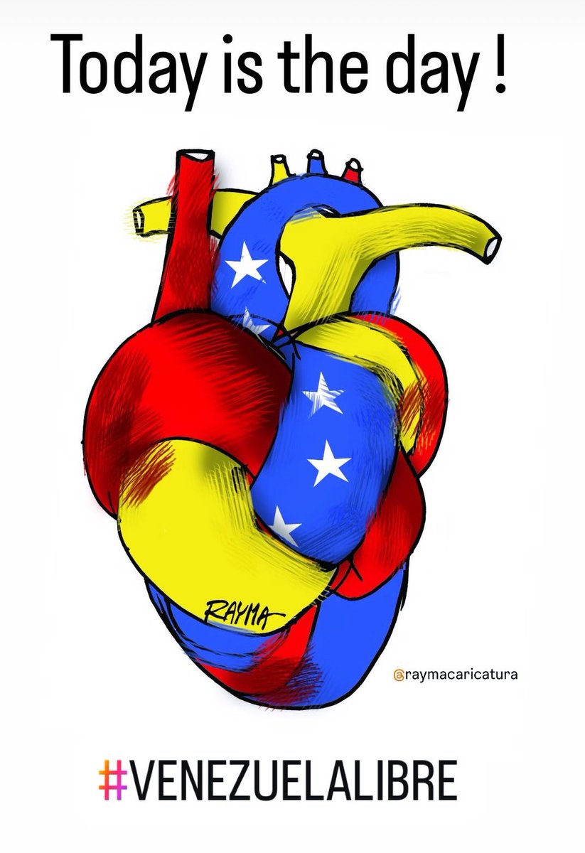 Pablo Perez d’Empaire, MD, FRCPC, FCCM, FASE (@pperezde) on Twitter photo Today is the day !
The fear is gone and #Venezuela has changed !
#VenezuelaLibre <a href="/MariaCorinaYA/">María Corina Machado</a> presidente #VenezuelaElections #VenezuelaVota Today is the day !
The fear is gone and #Venezuela has changed !
#VenezuelaLibre <a href="/MariaCorinaYA/">María Corina Machado</a> presidente #VenezuelaElections #VenezuelaVota