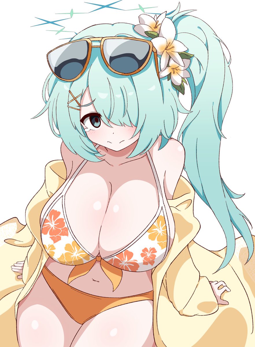 ヒヨリ「ブルアカより、槌永ヒヨリ明日からガチャ更新なのでガチャ祈願として。#BlueAc」|ｼｦのイラスト