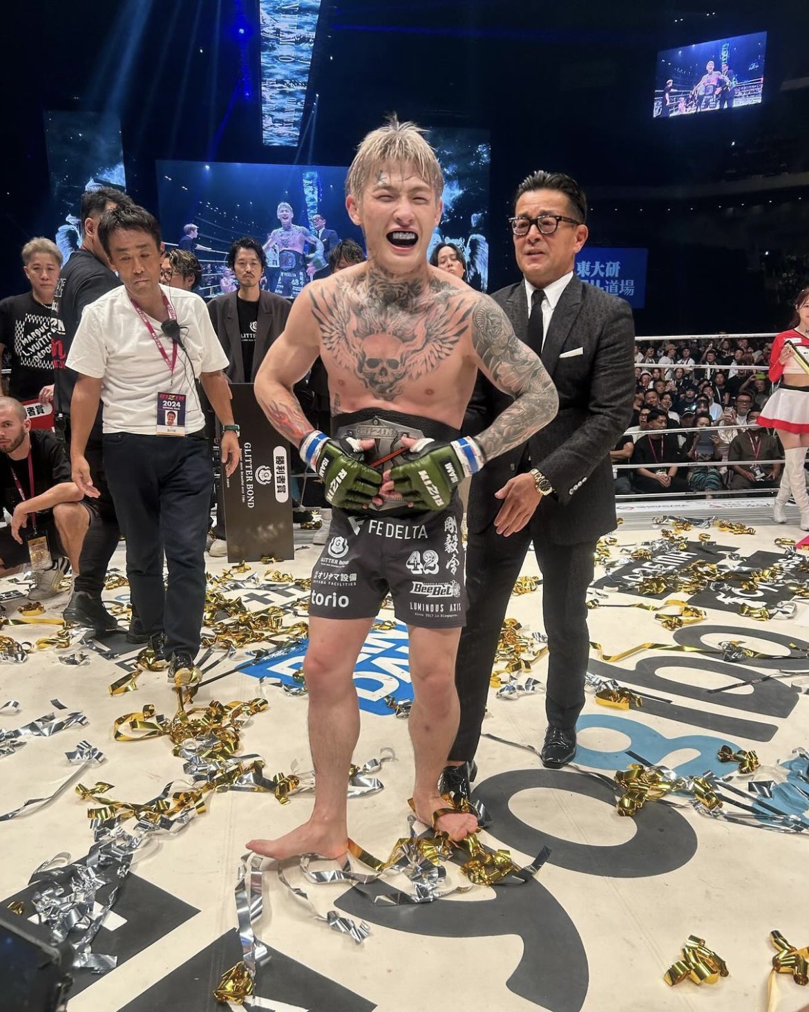 ワーコレ 平本蓮 チャンピオンベルト RIZIN ワーコレ 朝倉未来 平本蓮 チャンピオンベルト (ライジン)