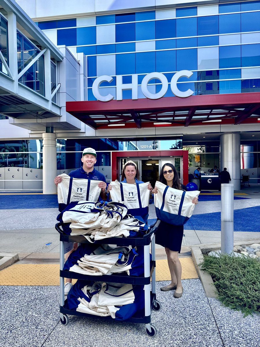 We are thrilled to provide Cooper Cares bags to our newest partner hospital <a href="/chocchildrens/">CHOC</a>! CHOC is a Level 4 NICU serving patients from Orange County and beyond. Our Cooper Cares bags are given to parents to help them on their NICU journey and let them know they are not alone.